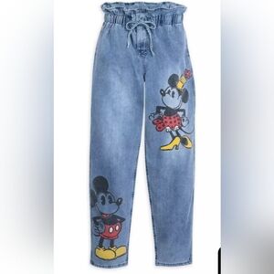 NWT Disney Women's Mickey & Minnie Denim Jeans